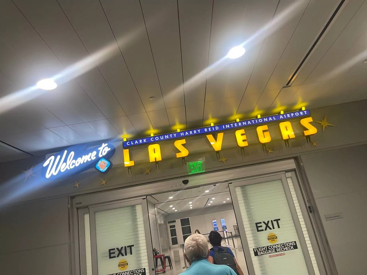 Touchdown in Las Vegas