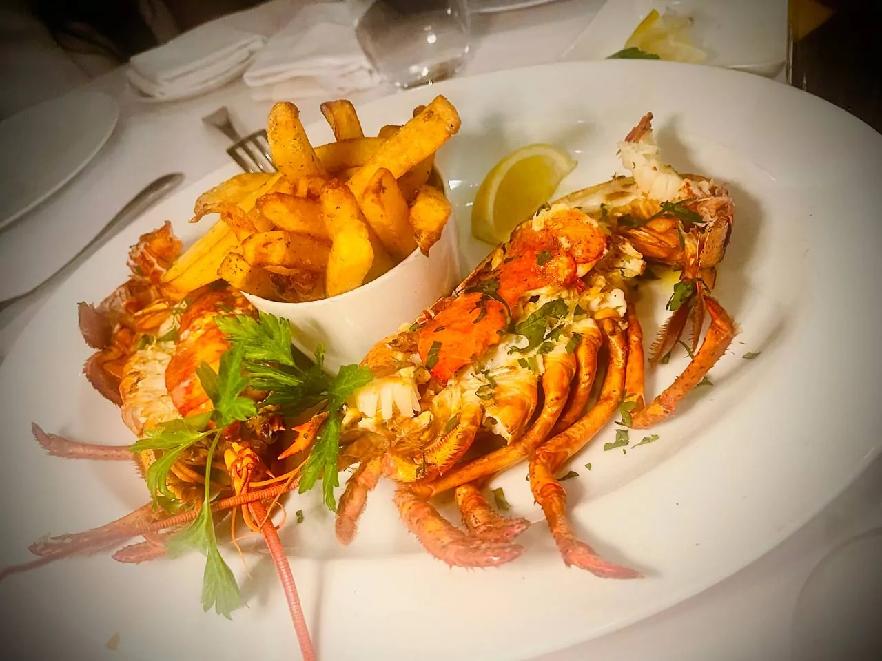 And the main course
