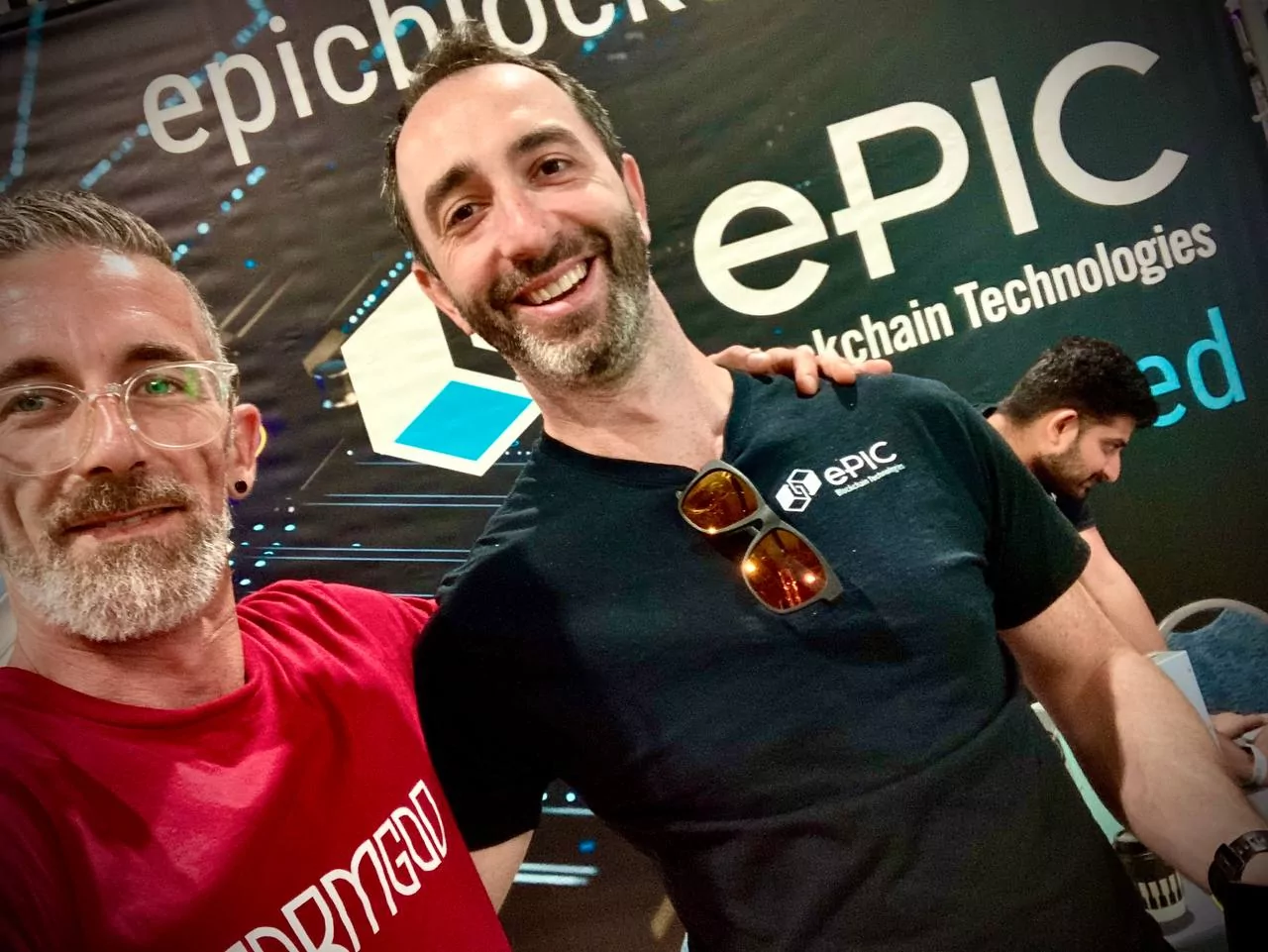 At the ePIC booth