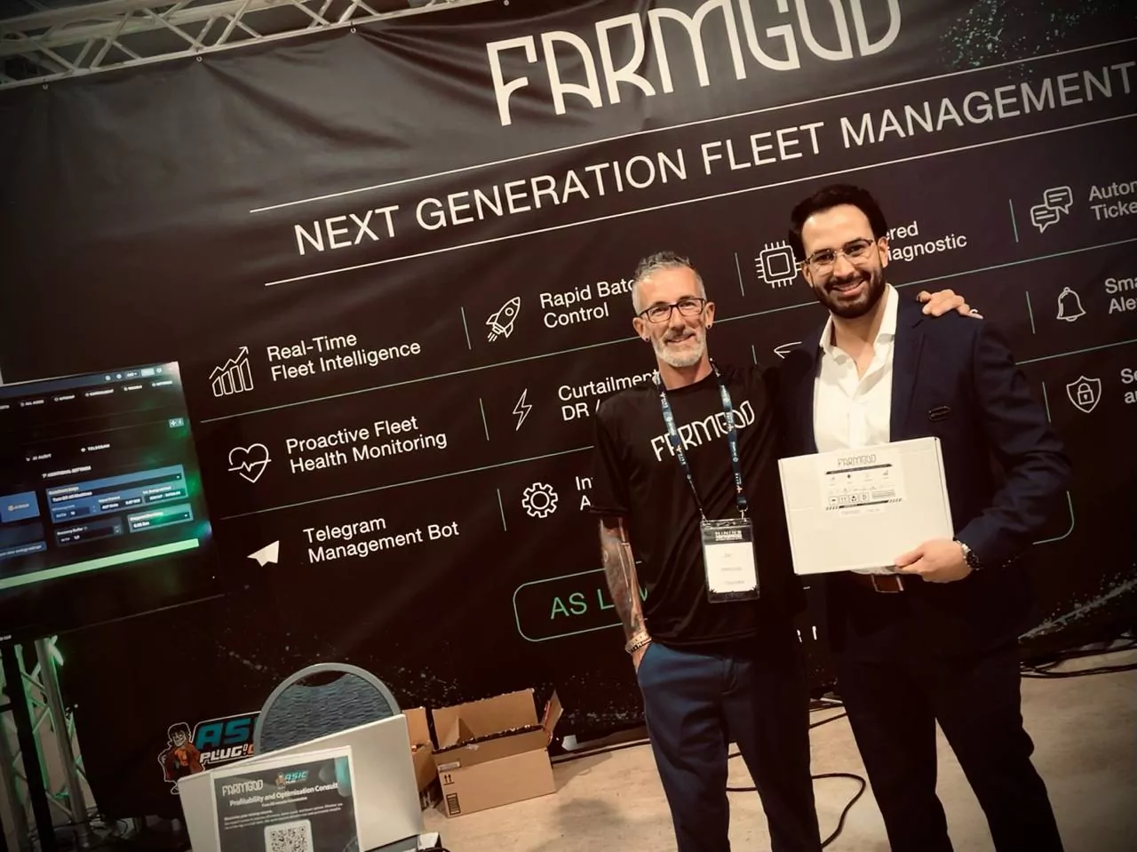 One of many FARMGOD boxes handed over in Miami
