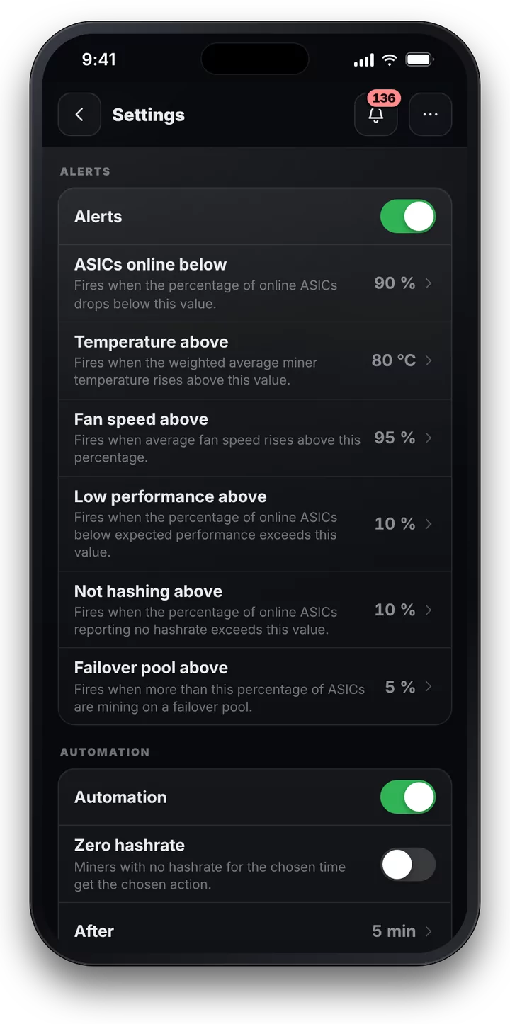 Alerts