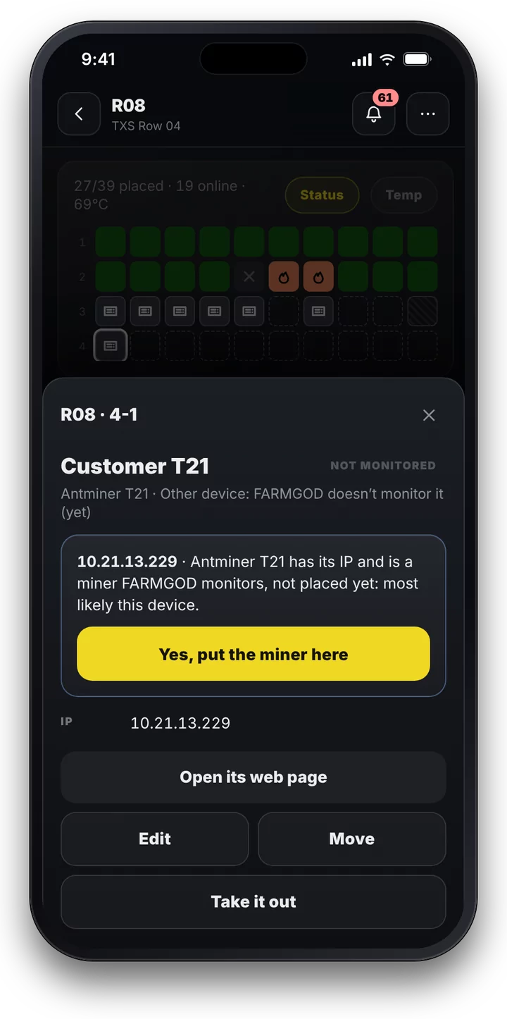 Monitored now? FARMGOD asks