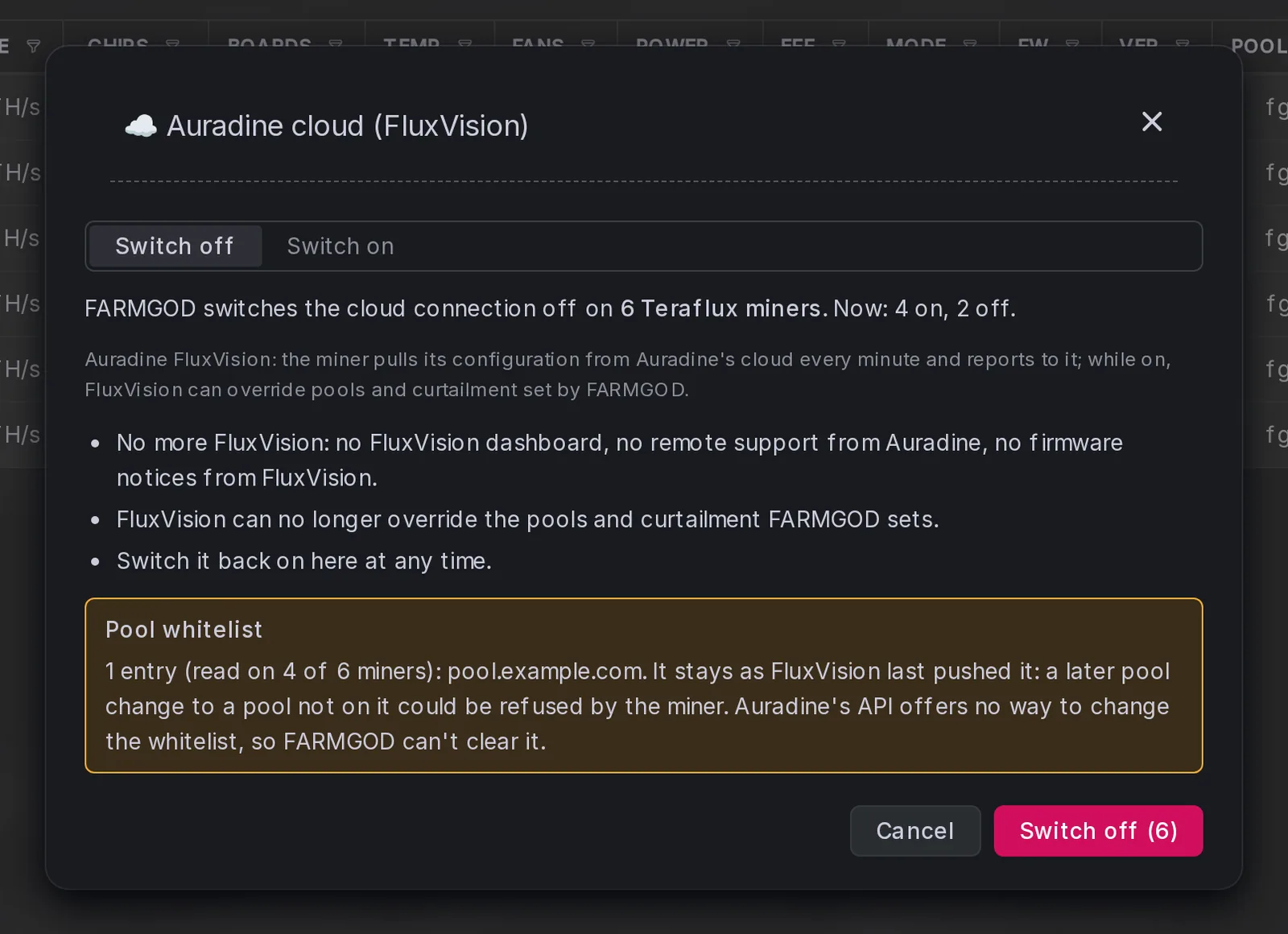 Pools and curtailment stay yours: Auradine's cloud off for a whole Device-Set at once